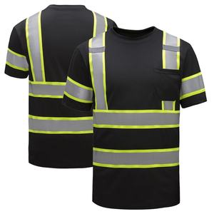 T-shirt de sécurité pour homme, col rond, en polyester, haute qualité, design 2026, dernière conception, pour l'extérieur - Product Image 3