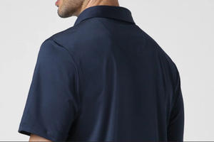 เสื้อโปโลแขนสั้นผู้ชายคุณภาพสูง แฟชั่นใหม่สไตล์ฤดูร้อน ผลิตจากผ้าถักที่ระบายอากาศได้ดี - Product Image 4
