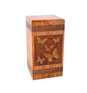 Urnas de cremación de madera modernas de Venta caliente, urnas decorativas para entierro funerario hechas a mano para hombre y mujer a bajo precio - Product Image 2