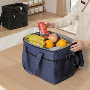 Bolsa De Fiambrera Con Compartimentos Y Forro De Aluminio <span class=keywords><strong>Para</strong></span> Trabajo Viajes <span class=keywords><strong>Picnic</strong></span> Bolsa De Comida <span class=keywords><strong>Para</strong></span> Oficina Personalizada - Product Image 6