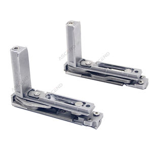 WH188 современный европейский дизайн с канавками, 90 градусов наклона и поворота, скрытая дверная и оконная фурнитура для наружного применения - Product Image 5