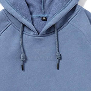 Nouveau style de sweats à capuche pour hommes nouveauté couleur unie 100% coton polyester pour l'hiver prix de gros - Product Image 4