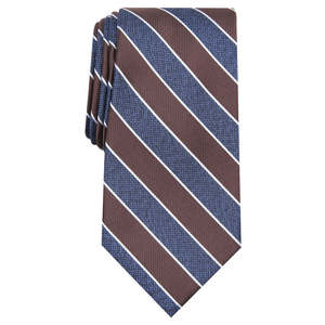 Cravatta Classica da Uomo a Righe Grigie, Stile Business di Lusso, Stampa Jacquard, Logo Personalizzato, in Poliestere, Taglia Regolare, Confezione Regalo - Product Image 1