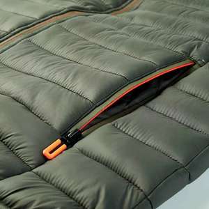 OEM Custom Men's Winter Zipper Vest Breathable Casual Style <b>Waterproof</b> Puffer <b>Jacket</b> <b>Padded</b> Sleeveless Outer Wear - Product Image 5