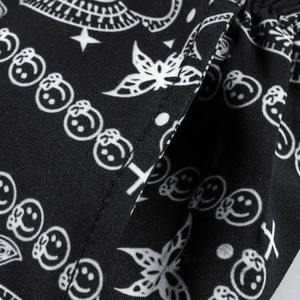 Vente en gros de shorts pour hommes taille XS imprimés à fleurs personnalisés High Street Quick OEM Décoration vintage en coton imprimé par sublimation - Product Image 4