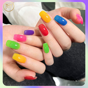 Kit di smalto al Neon vibrante | Rosso, rosa, nudo, blu, arancione | Easy Home fai da te UV/LED ammollo Set Manicure - Product Image 3