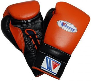 Gants de boxe professionnels à boucles et crochets de qualité supérieure, 4 couches épaisses, personnalisables, en cuir véritable, évacuant l'humidité, vente chaude - Product Image 1