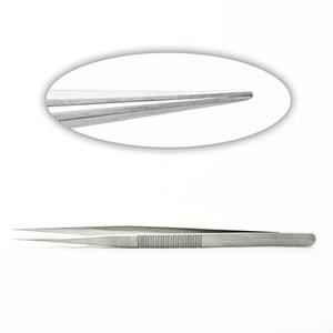 Pinzas de Microcirugía Nuevas de Grado Médico, Acero Inoxidable, Reutilizables, Punta de 0.3mm, Longitud de 18cm, para Oftalmología y Joyería - Product Image 2