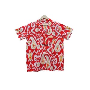 Ensembles de pyjama courts en coton écologique pour femmes avec impression en bloc avec logo avant personnalisé de style romantique - Product Image 3