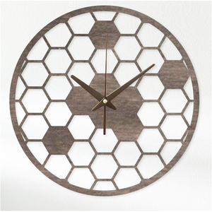 Reloj de Pared Decorativo de Diseño con Marco de Hierro para Interiores, Relojes Decorativos de Pared de Diseño, Ligeros y a un Precio Razonable - Product Image 1