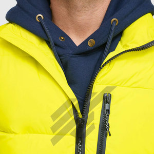 Meilleures ventes Veste bulle d'hiver décontractée pour hommes Design à capuche respirant de qualité supérieure en ligne exclusif - Product Image 4