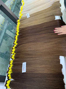 Extensions de cheveux en vrac Produit de vente chaud 2025 couleur brune toute la longueur 100% vierge vietnamienne très lisse et soyeuse - Product Image 5