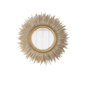 Exclusive Gold Metal Leaf Frame Round <b>Wall</b> Mounted <b>Mirror</b> Modern Home Living Room Decorative <b>Wall</b> <b>Mirror</b> <b>Wall</b> <b>Art</b> <b>For</b> Hot Sale - Product Image 5