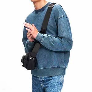 Sudadera superventas de 2025 para hombre, sudadera de mezcla de algodón básica transpirable de manga larga con logotipo personalizado para hombre - Product Image 4