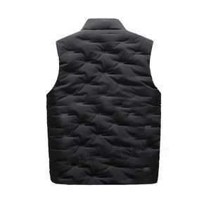 Chaqueta acolchada personalizada para hombre superventas, camiseta de bombardero con capucha acolchada de lona, cremallera frontal, estilo informal, impermeable, chaleco de talla grande - Product Image 2