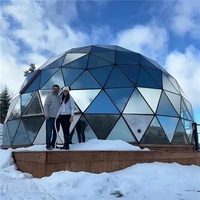 Kit de maison géodésique en forme de dôme Capsule+house+dome