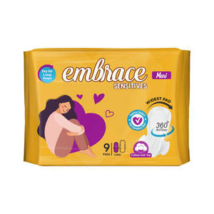 Toallas Sanitarias para Niñas, 100% Algodón en la Capa Superior, Suaves con la Piel, Alta Absorbencia para Adolescentes - Product Image 5