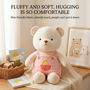 Aika OEM Orsacchiotto di Peluche Personalizzato con Felpa Rimovibile, Imbottitura in Cotone PP ad Alta Resilienza, Produzione di Fabbrica - Product Image 4