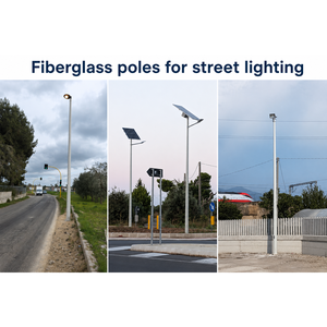 Palo in Fibra di Vetro Composita per Illuminazione Stradale, Applicazioni 5G e Smart City - Product Image 2