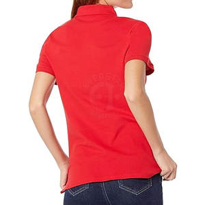 Polo de mujer de color sólido para adulto, Polo de mujer de talla grande, Polo de verano hecho en Pakistán - Product Image 2