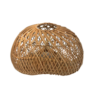 Abat-jour en rotin naturel tissé à la main, écologique et unique, décoration moderne rustique pour la maison, pour le salon, vente en gros, fabriqué au Vietnam