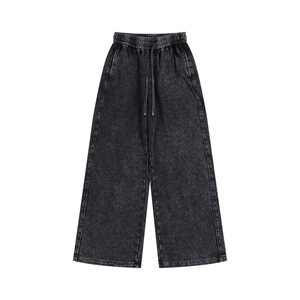 Pantalon de survêtement décontracté style sportif OVERSIZE en coton rétro grande taille pour femmes et hommes - Product Image 1