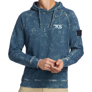 Sweats à capuche respirants à séchage rapide délavés à l'acide avec logo d'impression personnalisé Sweats à capuche délavés à l'acide de haute qualité pour hommes - Product Image 3