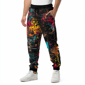 Jogger Sublimation Sweatpants <b>Men</b> Gym Fitness Printed <b>Trouser</b> Pants <b>Men's</b> Jogging Fitness Wear Sublimation Sweat Pants <b>Mens</b> - Product Image 2