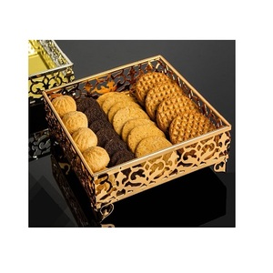 Caja de servicio dulce de metal de diseño antiguo Caja de servicio de chocolates de forma redonda de tamaño personalizado al precio más bajo - Product Image 6