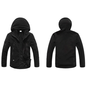 Veste polaire à manches longues pour hommes, matériau polaire personnalisé de meilleure conception, veste polaire chaude de couleur unie pour hommes, - Product Image 5