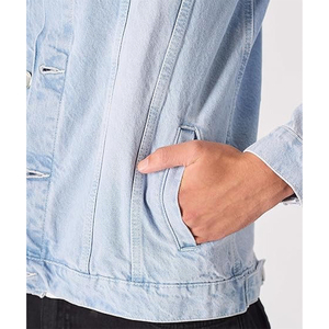 High Quality Men's <b>Denim</b> Jacket Cotton Casual Jacket MadeWith Good <b>Material</b> For Winter Season Use New Style Men's <b>Denim</b> Jacket - Product Image 4