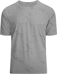 Chemises d'entraînement pour hommes, t-shirts respirants à manches courtes, chemises et t-shirts de sport pour hommes en mesh - Product Image 1