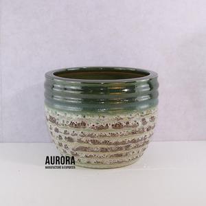 Vente en gros de pots en céramique écologiques à prix abordable, très demandés, avec trou de drainage et finition émaillée pour la décoration de jardin et de maison, prix d'usine - Product Image 4