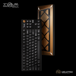 Zoomtkl Dyna không dây cơ khí bàn phím 87% Alu CNC chư<span class=keywords><strong>a</strong></span> lắp ráp Bàn phím Kit tùy chỉnh bảng chơi game - Product Image 3