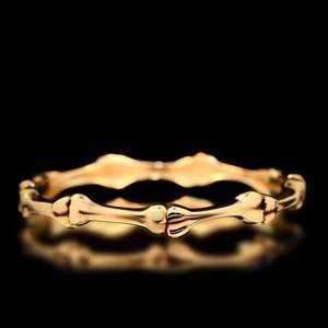 Bracelets en os naturel de style punk tribal écologique, accessoires de mode faits à la main pour les fêtes - Product Image 3