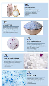 Lettiera per Gatti in Gel di Silice di Grande Successo, Biodegradabile ad Alto Assorbimento con Forte Controllo degli Odori, Lettiera per Gatti in Cristalli di Silicone OEM/ODM - Product Image 5