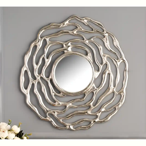 Espejo de pared asequible con diseñador para decoración moderna del hogar, perfecto para sala de estar y interiores de pared de Hotel, espejos de aspecto Premium - Product Image 1