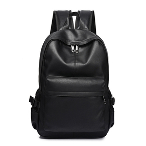 Sac à dos en cuir pour homme au design original et tendance, sac d'école noir pour les voyages et autres sacs de sport - Product Image 1