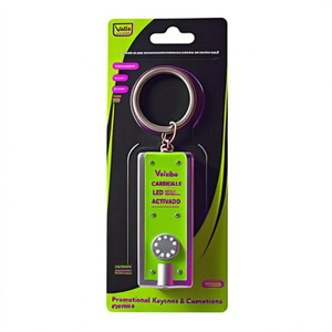 Portachiavi LED Personalizzato Volma, Gadget Personalizzabile per Moschettoni e Promozioni - Product Image 2
