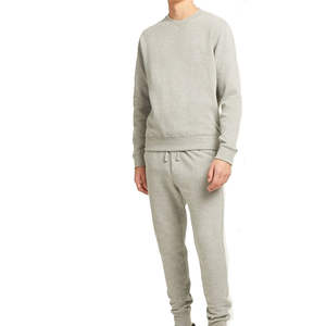 Sweat ras du cou vintage vierge en polyester surdimensionné Pull à manches longues en coton Sweat pour hommes - Product Image 1