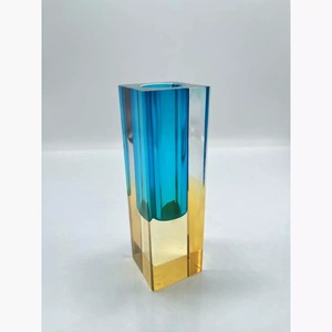 Adorable bougeoir en verre, élégant centre de table, accent décoratif élégant, romantique et festif, décoration d'intérieur - Product Image 1