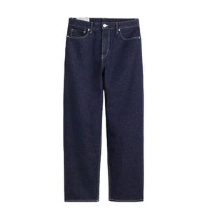 <b>High</b> Quality Custom Logo Denim Pants Breathable Streetwear Mid <b>Waist</b> Straight Washed Technique Casual Pockets Factory Direct - Product Image 1