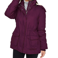 Parka moderna para mujer, Abrigo acolchado cálido, impermeable, a prueba de viento, con capucha, prendas de vestir exteriores de moda, ropa de invierno elegante y cómoda