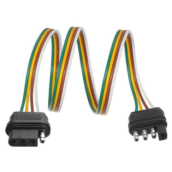 Plug-in Trailer Light Wiring CURT 56161 4-Pin Trailer Wiring Harness For Honda Odyssey Plug 957420 - Foto 4