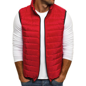 Veste matelassée sans manches pour hommes et femmes, rembourrage en coton, haute qualité, imperméable, coupe-vent, veste unisexe, gilet, vêtements de mode - Product Image 6