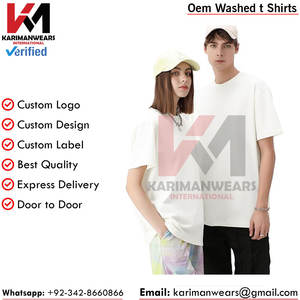 Camisetas de algodón para hombre, Camisetas básicas holgadas Unisex de manga corta con cuello redondo de gran tamaño, camiseta atlética sólida, ropa informal para entrenamiento - Product Image 4