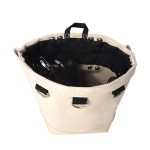 Sac à outils en toile imperméable robuste avec logo personnalisé, sangle réglable, paroi droite, rangement robuste, capacité de 200 lb, seau d'échafaudage - Product Image 6