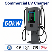 EVMATE Floor-Mounted 40kw 60kw 80kw DC Chargeur rapide OCPP 1.6J Smart véhicule électrique pour le stationnement commercial