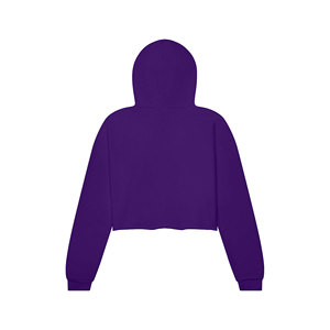 Stylish Women's Hoodies Crop Hoodie Casual Pullover Sweatshirt Wholesale Custom Fitness Streetwear - Product Image 1