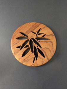 Handcrafted Wooden <b>Trivet</b> With Unique Grain Patterns And Heat Resistant Properties For Everyday Use - Product Image 3